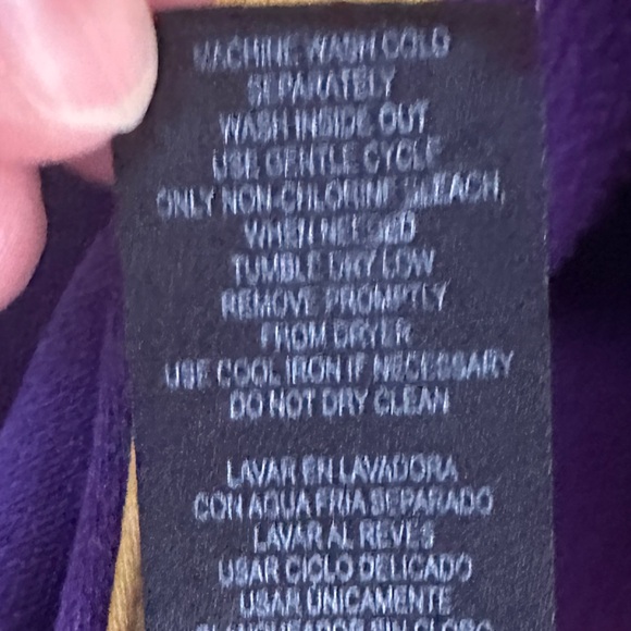 NFL Team Apparel Minnesota Vikings youth hoodie purple gold size youth large - Picture 5 of 9